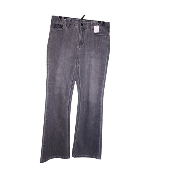 DENVER HAYES WOMENS SIZE 6 DENIM GREY HIGH RISE JEANS - Picture 1 of 5